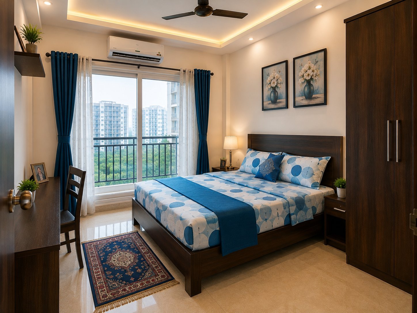 3 BHK 2nd बेडरूम - Akaay Buildtech